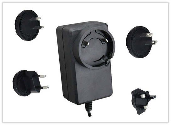 Interchangeable Power Supply 12 Volt Power Adapter 3.0A With IEC61558 Approval