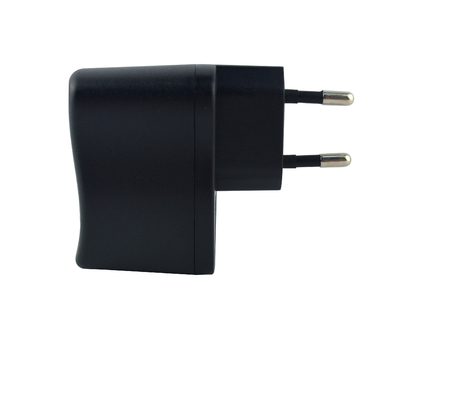 EN/IEC60335 Compliance 5V 500ma USB Charger High Safety For EU Plug