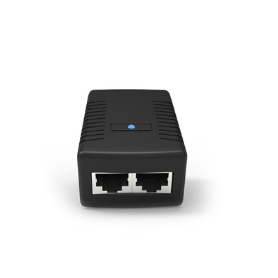 Fireproof POE Ethernet Adapter Black White OEM Color 24V 1A Output